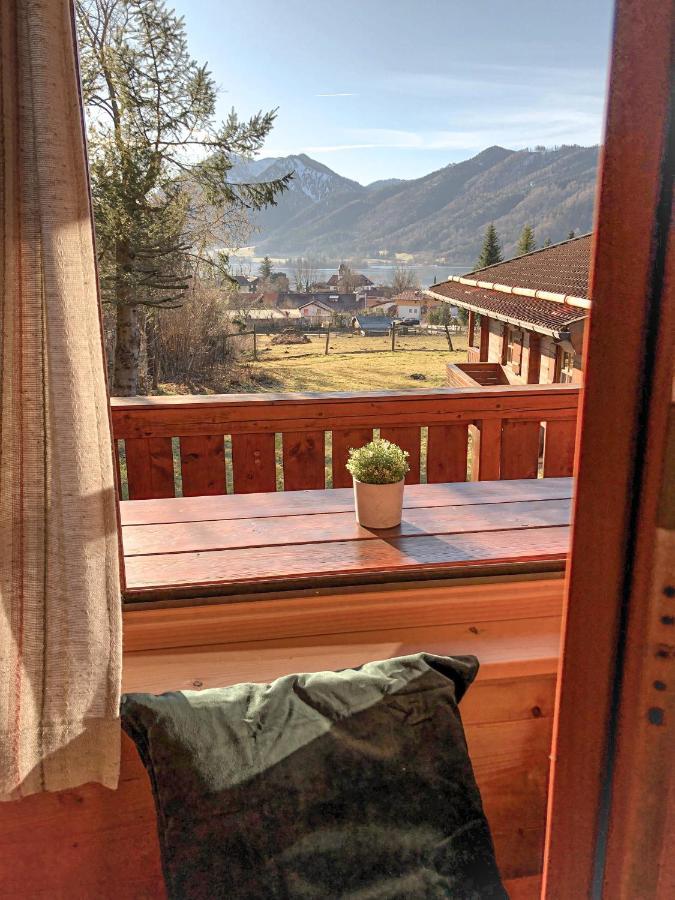 Ruhige Chalets Mit Seeblick In Zentraler Lage Schliersee Exteriör bild
